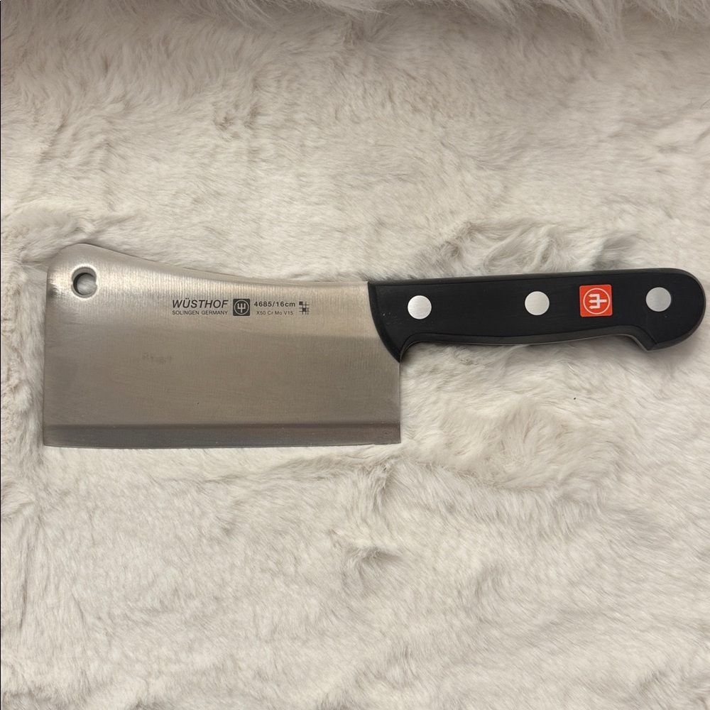 Wusthof Hackmesser Cleaver 4685/16cm 6" Meat Cleaver Knife Brand New-Never Used